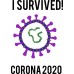 Corona Klopapier Sammelrolle No1: I Survived Corona 2020