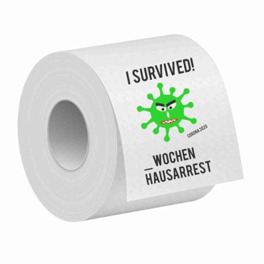 Corona Klopapier Sammelrolle No2: I Survived Hausarrest