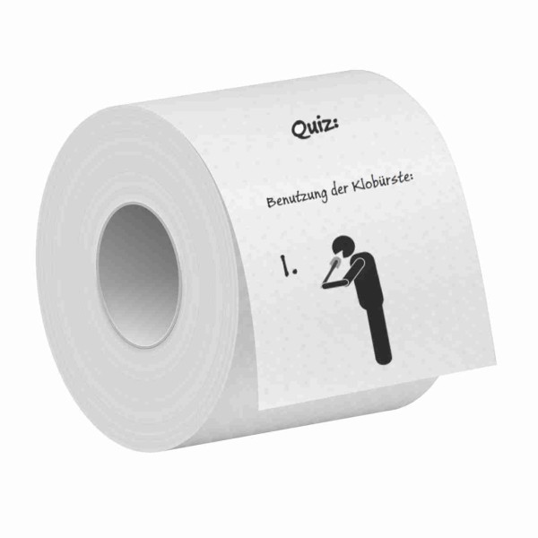 Klopapier - Bürsten-Quiz