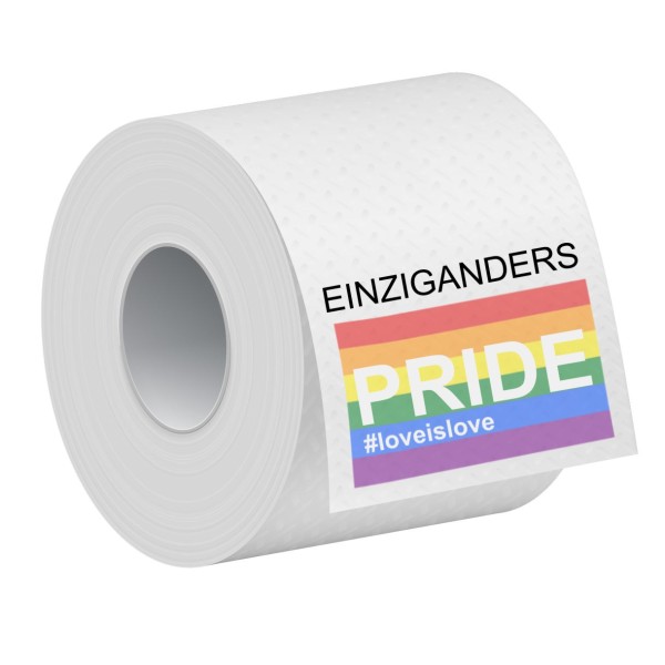 LGBTQIA+ Klopapier Einziganders Pride 