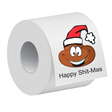 Klopapier - Happy Shit-Mas - Die Rolle für die Festtage