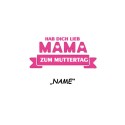 Klopapier - Hab Dich lieb Mama